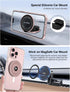EWA MagOne Ultra (Plate Edition) Phone Grip Stand with Leather Finger Strap, Removable Magnetic Ring Holder Kickstand