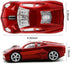 Wireless 3D Sports Car Mouse - Ergonomic Optical Computer Mouse for Desktop Laptop PC, Red