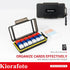 Dual Protect Micro SD Card Case - Water-Resistant Anti-Shock Organizer with 54 PCS Clear Memory Card Holders