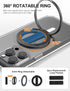 EWA MagOne Ultra Phone Grip Stand with Replaceable Elastic Finger Loop, Removable Magnetic Ring Holder