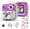 Instant Print Camera for Kids - 1080P HD, 48MP, Bluetooth, Free App, Gift for Boys and Girls, Purple Camera