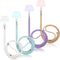 Weewooday 4 Pcs Universal Cell Phone Lanyard, Around The Neck Phone Strap Crossbody for Most Mobile (Bright Color