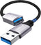 lalasis USB 3.0 Extension Cable 0.65ft,5Gbps USB extension Cable,A to A usb extension