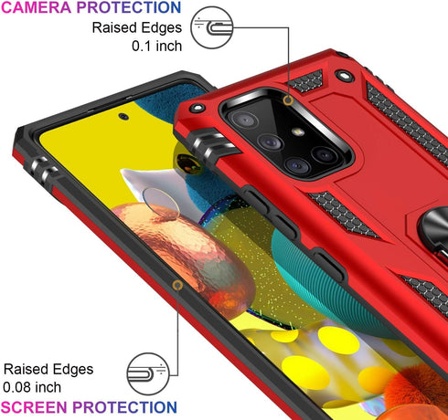 LUMARKE for Galaxy A51 5G Case with Screen Protector, Pass 16ft. Drop Tested Military Grade Protective Phone Cover with