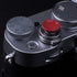 11mm 10mm Surface(2 Pack) VKO Dark-red Metal Soft Shutter Release Button,Delicate Camera Shutter Button Concave Convex