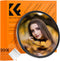 K&F Concept 82mm Spiral Halo Camera Lens Filter, Premium Optical Glass Halo Swirl Special Effect Filter with Cleaning