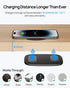 KPON Invisible Wireless Charger, 40MM(1.57") Wireless Charging Desk Mat Mouse Pad, Hidden Charging Station for iPhone