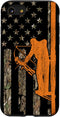 iPhone SE (2020) / 7 / 8 Bow Hunting Tree Stand Deer Hunter American Flag Camouflage Case