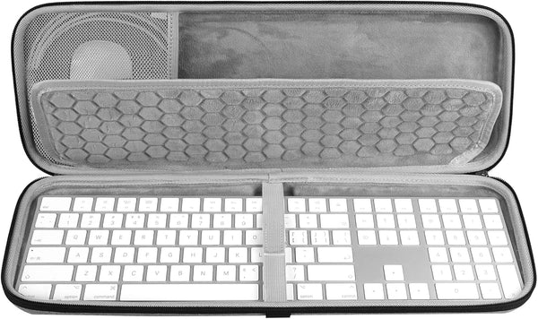 Geekria Hard Shell Protective Keyboard Carrying Case, Compatible with Magic Keyboard & Magic Mouse Combo