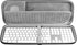 Geekria Hard Shell Protective Keyboard Carrying Case, Compatible with Magic Keyboard & Magic Mouse Combo