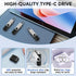 EASTBULL 8GB USB2.0 5-Pack, 2-in-1 FAT32 Pack 8GB) & Type-C Flash Drives USB C Drive Bulk USB-A + USB-C Thumb Drives