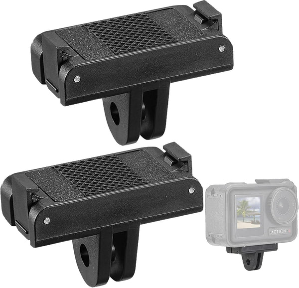 PCTC 2PCS Magnetic Adapter Mount for DJI Osmo Action 4/3, Quick Release Adapter for Vlogging & Selfie