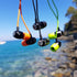 Ludos Clamor Wired Earbuds, In-Ear Headphones with Microphone, Noise Isolating for Kids and Women