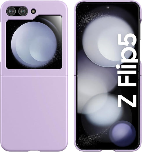 Case for Samsung Galaxy Z Flip 5 (2023) Thin Hard Matte Phone Case for Galaxy Z Flip5 - Lilac