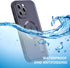 Compatible with iPhone 13 Pro Max Waterproof Case, Work with MagSafe Charging, Full Body Rugged Case with Built-in Screen Protector Military Grade Shockproof Case with Stand Kickstand Blue