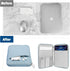 MoKo 12.9 Inch Waterproof Tablet Sleeve Bag, Compatible with iPad Pro M4 & Air M2 2024, Misty Blue