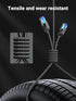 8 6FT, 40Gbps 2000Mhz Cat8 RJ45 PS5 PS4 PS3 6FT UGREEN Cat Ethernet Cable High Speed Braided Network Cord Shielded