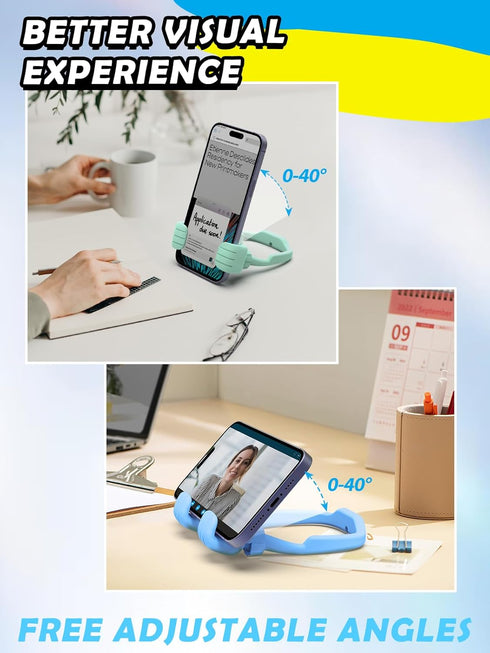 Cell Phone Stand for Desk: 3 Pack Back to School Supplies Gifts for Teens, Lazy Phone Holder for iPhone, Birthday Gift