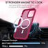 BENTOBEN iPhone 14 Pro Case, Plum Red - Slim Fit, Shockproof, Translucent Matte, Compatible with MagSafe, 6.1" Cover.