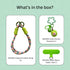 7mm Dopamine Vibes Universal Wrist Strap - Korean-Style Short Phone Lanyard with Cute Green Durain Charm, Rope, Trendy