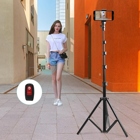 Olylogic All-in-One Extendable Phone Tripod & Selfie Stick, Lightweight Portable Camera Tripod Stand Compatible
