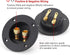 Facmogu 2PCS 3 Inch Round Speaker Box Terminal Cup - 2-Way Binding Post, Power Speaker Plates for DIY Kits