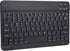 Cyrillic Keyboard for Tablet, Black Russian 10.1 Slim Ultra Wide 80-Key Bluetooth 3.0 for iOS and Windows