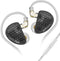 KZ AS16 Pro 8 Balance Armatures In-Ear Earphone, Pro HiFi IEMs Music Earbuds for Studio Recording, Black with Mic