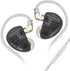 KZ AS16 Pro 8 Balance Armatures In-Ear Earphone, Pro HiFi IEMs Music Earbuds for Studio Recording, Black with Mic