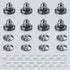 Speaker Spikes Floor Protectors 4pcs - Adjustable Shockproof Isolation Stand Feet for HiFi Amplifier, Subwoofer