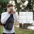 K&F Concept Waterproof Camera Sling Bag, Crossbody Backpack for DSLR/SLR/Mirrorless, Compatible with Canon/Nikon/Sony