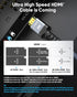 8K@60 15FT, 48Gbps 2.1 4K120 144Hz 3090 2.2&2.3 PS5, Highwings Long HDMI Cable High Speed Gaming HDMI Cord RTX eARC