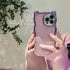 Compatible with iPhone 11 Case for Women/Girls, Cute Cat Ears Luxury Plating Glitter Bling Back Curly Wave Anti-Scratch Shockproof Case for iPhone 11, Green