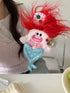 LMA Funny Mermaid Phone Case Compatible with iPhone 15 Pro Ugly Weird Plush Phone Case for Women Girls Cute Cases Compatible with iPhone 15 Pro(Mermaid)