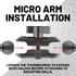 Bulletpoint 2.6" Aluminum Mounting Arm with Dual 20mm Socket Connector Ends for 20mm Ball Mounts