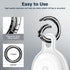 4 Pack Airtag Holder, IPX8 Waterproof Silicone Airtag Keychain for Apple Airtag, Protective Anti-Scratch Airtag Case