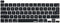 XSKN Italian Black Silicone Keyboard Cover Skin for 2019 New MacBook Pro 16 inch A2141 & 2020 New MacBook Pro 13.3 inch