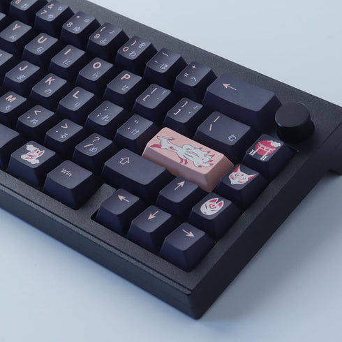 JOMKIZ Keycaps, 148 Keys Dye Sublimation Cherry Profile Keycap Set for Cherry MX Switches Mechanical Keyboards