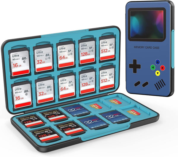 HEIYING SD Card Holder for SD/TF Cards,Portable Memory Card Storage Case Compatible with
