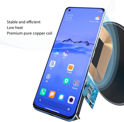 Type C Charging Receiver - 120W Magnetic/5W Dual Purpose USB C Charger Adapter for Galaxy A51 A40 A20E