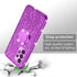nancheng for Samsung A53 5G Phone Case, Case for Galaxy A53 5G Luxury Cute Soft TPU Glitter Cover for Girls Women with Ring Kickstand Shockproof Protective Case for Samsung Galaxy A53 5G - Purple