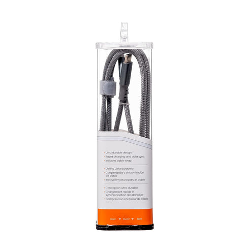 Ventev ChargeSync Alloy USB C to Apple Lightning Cable, 4ft, Fast Charging & High-Speed Data Transfer, MFi Certified -