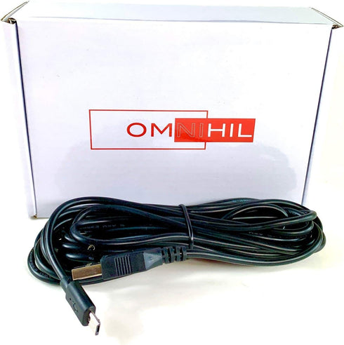 OMNIHIL 15 Feet Long High Speed USB 2.0 Cable Compatible with Micro-USB