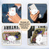 Cute 2D Cloud Shape Phone Grip, Collapsible Expandable Stand Holder for Smartphone and Tablet (White)