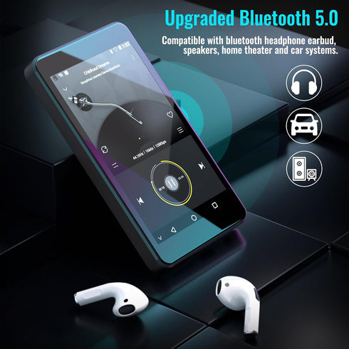 Luoran MP3 4.0" MP4 256GB Kids Player with Parental Controls, Spotify Kids, Spotify, Audible, Amazon Music, IPS Music