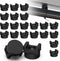 20 Pack Magnetic Cable Zip Tie Base, Scratch-Proof Magnet Zip Tie Mount