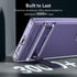 ESR Boost Series Case for Samsung Galaxy S24 Ultra, Purple, Military-Grade Drop Protection, 3 Stand Modes, Slim &