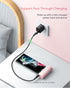 Kuulaa Portable Charger USB C Power Bank 4500mAh, Compact Phone Charger Compatible with iPhone 15, Samsung Galaxy