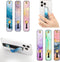 6 Pieces Telescopic Phone Strap Grip Holder, Universal Kickstand for Most Smartphones (Bright Marble)