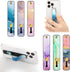 6 Pieces Telescopic Phone Strap Grip Holder, Universal Kickstand for Most Smartphones (Bright Marble)